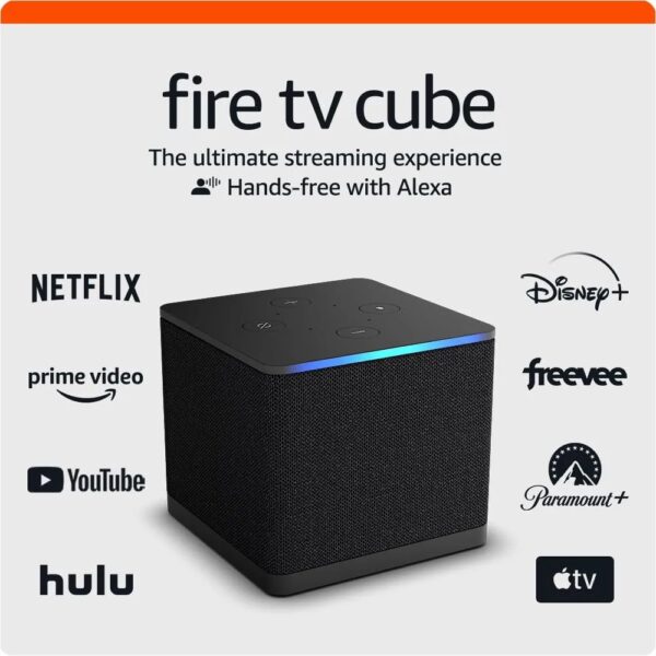 Amazon Fire TV Cube con búsqueda de Fire TV con IA 4K Ultra HD